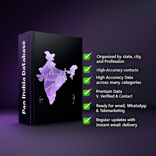 80M+ PAN India Database | Verified Business & Consumer Data