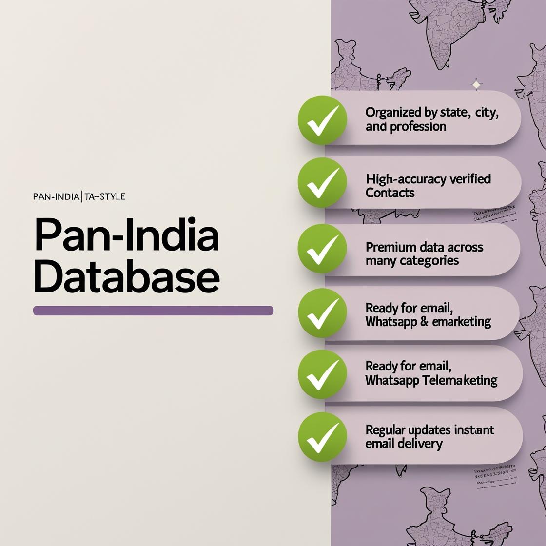 80M+ PAN India Database | Verified Business & Consumer Data