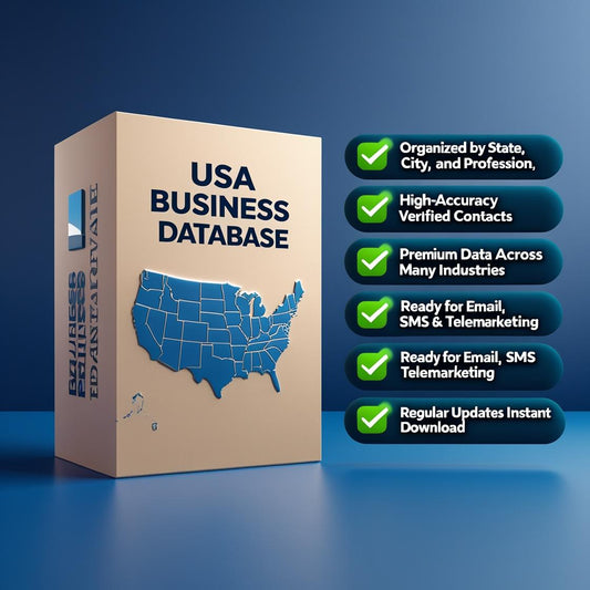 80M+ USA Business Data Bundle | Verified Leads & Consumer Database
