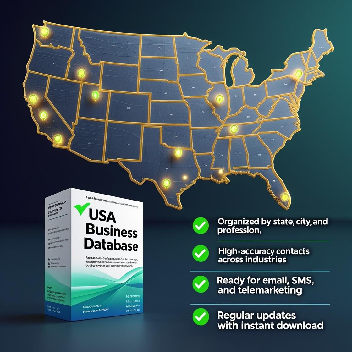 80M+ USA Business Data Bundle | Verified Leads & Consumer Database
